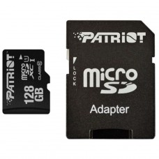 Cartão De Memória Patriot LX Series MicroSDXC, 128GB, UHS-1, Classe 10, Com Adaptador, PSF128GMCSDXC10