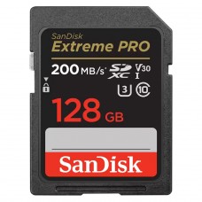 Cartão de Memória SanDisk Extreme PRO, SDXC, 128GB, 200MBs, Class 10, 4K UHD, U3, V30, SDSDXXD-128G-GN4IN