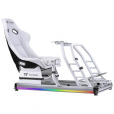 Cockpit Para Simulador Thermaltake GR500 Racing Simulator, RGB, Com Cadeira, Suporte de Pedais/Volante/Câmbio, Branco, GSC-R50-CPASWH-01