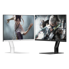 Combo DUO, 2x Monitor Gamer SuperFrame Orbit Plus V2, 27 Pol, Quad HD, 275Hz, IPS, 0.5ms, 99% sRGB, FreeSync/G-Sync, HDMI/DP preto + branco