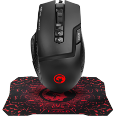 Combo Marvo Mouse Gamer M355 + Mouse Pad G1 Gamer