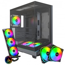 Combo Montech, Gabinete + Water Cooler + Fan