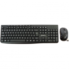 Combo Teclado e Mouse Keytime Smarthink, Wireless 2.4G, Preto, KYT0014