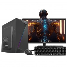 Computador BRX Intel I3 3220, B75, 8GB DDR3, SSD 240GB, Fonte 550W, Windows 10, Com Monitor + Kit Teclado e Mouse, TBPCI332208240W10M20TM