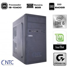 Computador NTC T-Home Intel i5 10400 / 8GB DDR4 / SSD 240GB / Linux