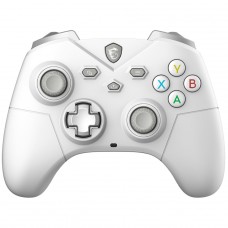 Controle Gamer MSI Force GC300 White, Wireless/Bluetooth, PC e Android, Branco