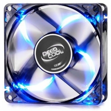 Cooler para Gabinete Deepcool Wind Blade 80, LED Blue 80mm, DP-FLED-WB80