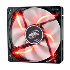 Cooler para Gabinete Deepcool Wind Blade, LED Red 120mm, DP-FLED-WB120-RD