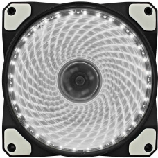 Cooler Para Gabinete Gamemax GF12W, LED White 120mm 