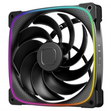 Cooler Para Gabinete Geometric Future Squama S2503R, ARGB, 140mm, Reverse Blade, PWM, Preto, GEO-S2503RB-14S
