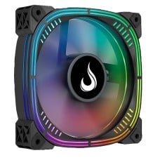 Cooler Para Gabinete Rise Mode Aura Pro, ARGB, 120mm, Preto, RM-AU-ARGB-B