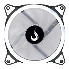 Cooler Para Gabinete Rise Mode Galaxy, 120mm, LED Branco, RM-FN-01-BW