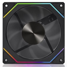 Cooler Para Gabinete Round5 Nordwind Black, ARGB, 120mm, PWM, Preto, R5-NORDWIND-FW-B-2196