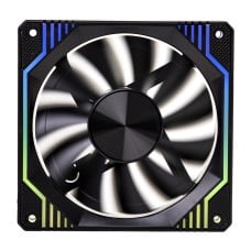 Cooler Para Gabinete Round5 Windforce Reverse Black, 120mm, PWM, ARGB, Preto, R5-WINDFORCE-RV-B-2291