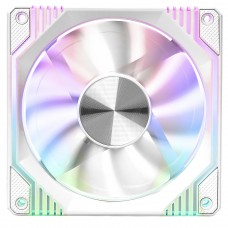 Cooler Para Gabinete Round5 Windforce White, ARGB, 120mm, PWM, Branco, R5-WINDFORCE-FW-W-2237