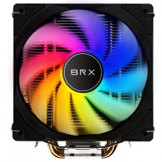 Cooler Para Processador BRX Bifrost CAF102, RGB, 120mm, Intel-AMD, Preto