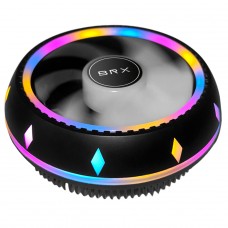 Cooler Para Processador BRX Glow Ice CAF103, RGB, 90mm, Intel-AMD, Preto