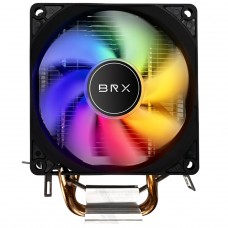 Cooler Para Processador BRX Tiger CAF104, RGB, 92mm, Intel-AMD, Preto