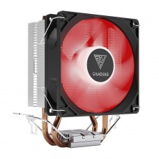 Cooler Para Processador Gamdias Boreas E1-210, LED Red, 92mm, Intel/AMD, Black