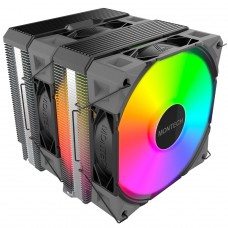 Cooler para Processador Montech NX600 ARGB, 120mm, Intel-AMD, PWM, Preto