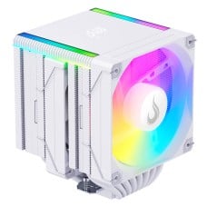 Cooler Para Processador Riser Mode Temp 8 White, ARGB, 120mm, Com Display, Intel-AMD, Branco, RM-ACT8-ARGB-W