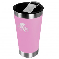 Copo Térmico Leonidas, 473ml, Quente ou Frio, Metal, Rosa