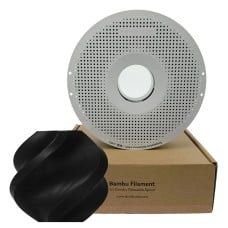 Filamento Bambu Lab ASA, 1,75mm, 1Kg, Preto, Com Carretel Reutilizável, B01-K0-1.75-1000-SPL