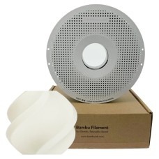 Filamento Bambu Lab ASA AERO, 1,75mm, 1Kg, Branco, Com Carretel Reutilizável, B02-W0-1.75-1000-SPL