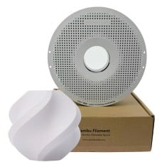 Filamento Bambu Lab PETG HF, 1,75mm, 1Kg, Branco, Com Carretel Reutilizável, G02-W0-1.75-1000-SPL
