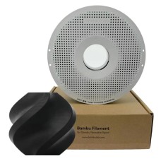 Filamento Bambu Lab PETG HF, 1,75mm, 1Kg, Preto, Com Carretel Reutilizável, G02-K0-175-1000-SPL