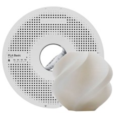 Filamento Bambu Lab PLA, 1,75mm, 1Kg, Branco Jade, Com Carretel Reutilizável, A00-W1-1.75-1000-SPL