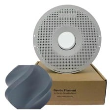 Filamento Bambu Lab Pla Basic, 1,75mm, 1Kg, Cinza Azulado, Com Carretel Reutilizável, A00-B1-1.75-1000-SPL