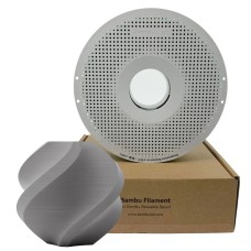 Filamento Bambu Lab Pla Basic, 1,75mm, 1Kg, Cinza, Com Carretel Reutilizável, A00-D0-1.75-1000-SPL