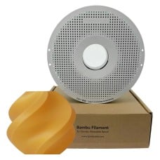 Filamento Bambu Lab PLA Basic, 1,75mm, 1Kg, Gold (Dourado), Com Carretel Reutilizável, A00-Y4-1.75-1000-SPL