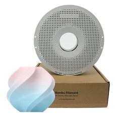 Filamento Bambu Lab PLA Basic, 1,75mm, 1Kg, Gradiente Candy Cloud, Com Carretel Reutilizável, A00-M7-1.75-1000-SPL