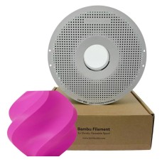 Filamento Bambu Lab PLA Basic, 1,75mm, 1Kg, Magenta, Com Carretel Reutilizável, A00-P6-1.75-1000-SPL