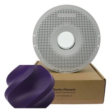 Filamento Bambu Lab PLA Basic, 1,75mm, 1Kg, Roxo Indigo, Com Carretel Reutilizável, A00-P2-1.75-1000-SPL