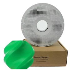 Filamento Bambu Lab Pla Basic, 1,75mm, 1Kg, Verde, Com Carretel Reutilizável, A00-G6-1.75-1000-SPL