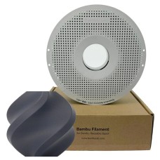 Filamento Bambu Lab PLA-CF, 1,75mm, 1Kg, Lava Gray (Cinza Lava), Com Carretel Reutilizável, A50-D6-175-1000-SPL