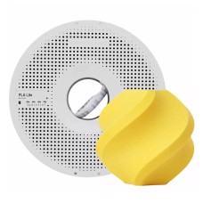 Filamento Bambu Lab Pla Lite, 1,75mm, 1Kg, Amarelo, Com Carretel Reutilizável, A18-Y0-1.75-1000-SPL