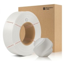 Filamento Bambu Lab, PLA Lite, 1kg, 1,75mm, Branco, Sem Carretel, A18-W0-1.75-1000-SPLFREE