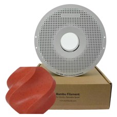 Filamento Bambu Lab PLA Marble, 1,75mm, 1Kg, Red Granite, Com Carretel Reutilizável, A07-R5-1.75-1000-SPL