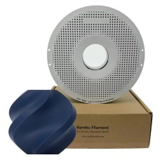 Filamento Bambu Lab PLA Matte, 1,75mm, 1Kg, Dark Blue, Com Carretel Reutilizável, A01-B6-1.75-1000-SPL