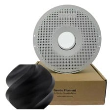 Filamento Bambu Lab PLA Matte, 1,75mm, 1Kg, Preto Carvão, Com Carretel Reutilizável, A01-K1-1.75-1000-SPL