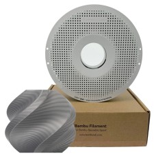 Filamento Bambu Lab PLA Tough+, 1,75mm, 1Kg, Prata, Com Carretel Reutilizável, A10-D1-1.75-1000-SPL