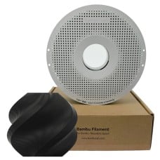 Filamento Bambu Lab PLA Tough+, 1,75mm, 1Kg, Preto, Com Carretel Reutilizável, A10-K0-1.75-1000-SPL