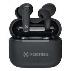 Fone de Ouvido Fortrek TWS HWA3, Bluetooth 6.0, Com Cancelamento de Ruído Adaptativo 
