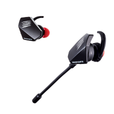 Fone de Ouvido Gamer Mad Catz The Authentic E.S. Pro+, C/ Microfone P2, Black-Red, AE21CDAMBL00