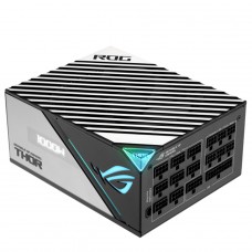 Fonte Asus ROG Thor 1000P2 Gaming, 1000W, 80 Plus Platinum, ARGB, Painel OLED, PFC Ativo, Full Modular, Preto E Cinza, 90YE00L4-B0BA00