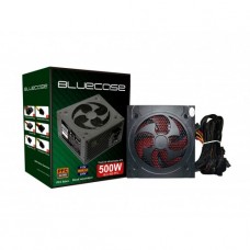 Fonte BlueCase 500W BLU500PFC,  PFC ATIVO, BOX C/CABO